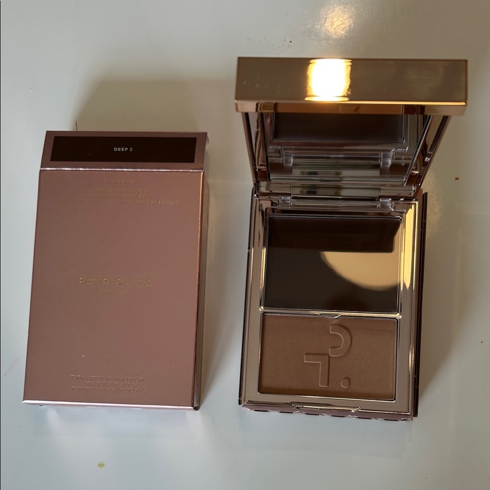 Patrick TA Major Sculpt Creme & Powder Bronzer Duo Deep 2 NIB